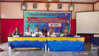 Pemerintah Kabupaten Sintang Menyelenggarakan Bimbingan Teknis/Sosialisasi Implementasi Perizinan Berusaha Berbasis Risiko dan Pengawasan Perizinan Berusaha Berbasis Risiko Di Kecamatan Ketungau Hilir