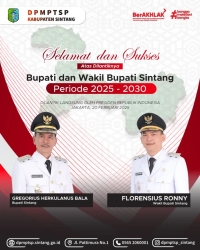 Selamat atas Pelantikan Bupati dan Wakil Bupati Sintang Periode 2025-2030