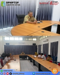 Evaluation Meeting of the PTSP Division of DPMPTSP Sintang Regency Quarter I 2025