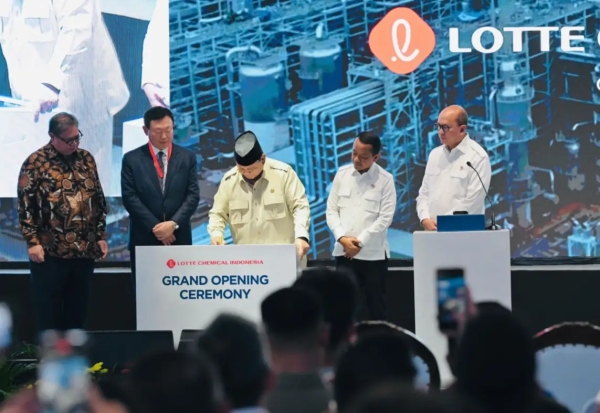 Pabrik Lotte Chemical Indonesia Diresmikan, Perkuat Struktur Industri Hilir Nasional