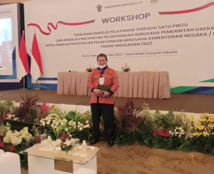 kegiatan Sosialisasi dan Workshop Kegiatan Penilaian Kinerja Pelayanan Terpadu Satu Pintu (PTSP) dan Percepatan Pelaksanaan Berusaha (PPB) Pemerintah Daerah Tahun 2022