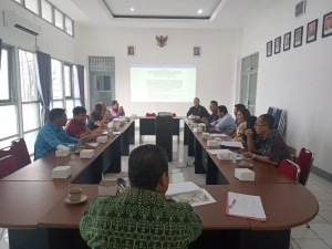 Rapat Teknis pembahasan pengajuan perubahan Izin Mendirikan Bangunan dan Penetapan Siteplan Perumahan Griya Tebelian.