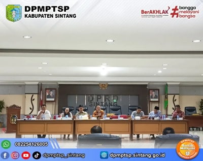 Pejabat Fungsional DPMPTSP Sintang Ikuti Rapat Kerja Pansus LKPj Bupati Sintang 2024