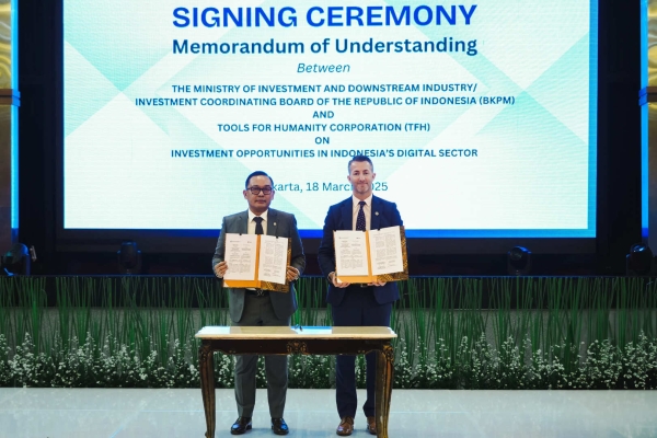 Kementerian Investasi dan Hilirisasi Tanda Tangani MoU dengan Tools for Humanity untuk Pengembangan Investasi Digital di Indonesia