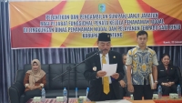 Pelantikan Pejabat Fungsional Penata Kelola Penanaman Modal di Lingkungan Dinas Penanaman Modal dan Pelayanan Terpadu Satu Pintu Kabupaten Sintang