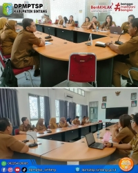 DPMPTSP Sintang Gelar Rapat: Fokus Evaluasi Pelayanan MPP & Zona Integritas