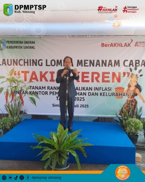 DPMPTSP Sintang Dukung Lomba &quot;TAKIN KEREN&quot; 2025 untuk Kendalikan Inflasi