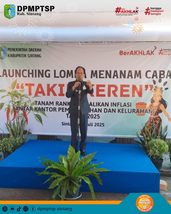 DPMPTSP Sintang Dukung Lomba &quot;TAKIN KEREN&quot; 2025 untuk Kendalikan Inflasi