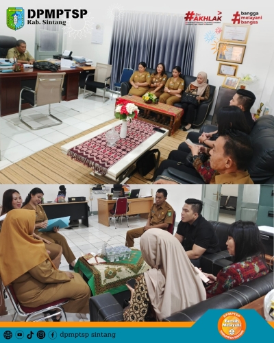 DPMPTSP Provinsi Kalimantan Barat Lakukan Monitoring Inpassing Jabatan Fungsional Penata Perizinan di DPMPTSP Kabupaten Sintang