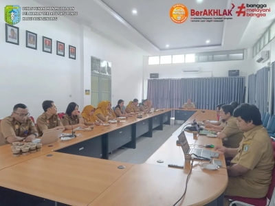 Rapat Koordinasi DPMPTSP Kabupaten Sintang dan Inspektorat Bahas Indikator MCP Korsupgah KPK 2025