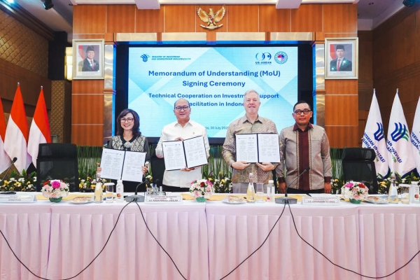 BKPM, USABC, dan AmCham Indonesia Teken MoU, Dorong Investasi AS di Indonesia