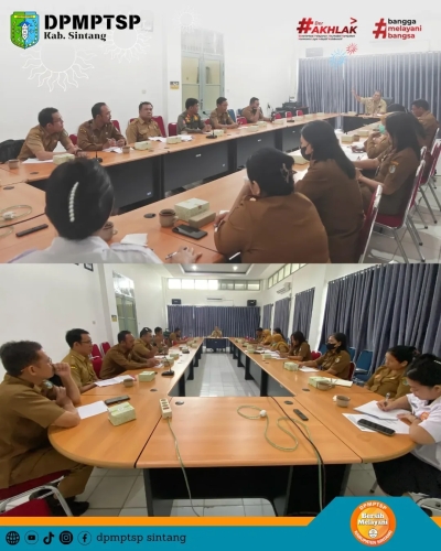 Evaluation Meeting on Billboard Licensing in Sintang Regency